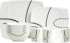 16 Piece Melamine Dinner Set