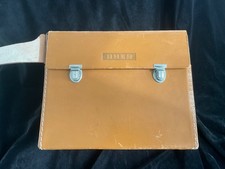 Brown leather case for uher - brown,