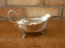 a nice vintage silver plated Sauce boat jug #2