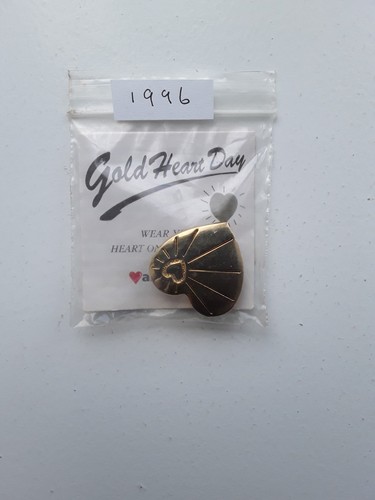 Variety club gold heart pin - variety,