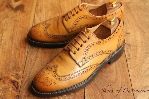Barker tan leather derby - barker,