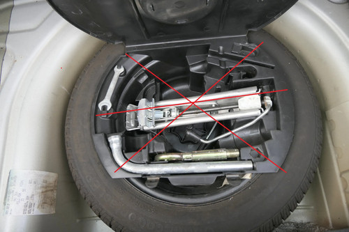 Polo 9n3 spare wheel - vw,