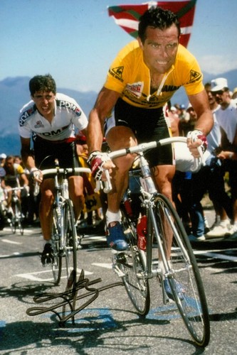 Bernard hinault signed 6x4 - signed,