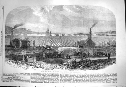 Antique old print 3610 1867 - print, *3610