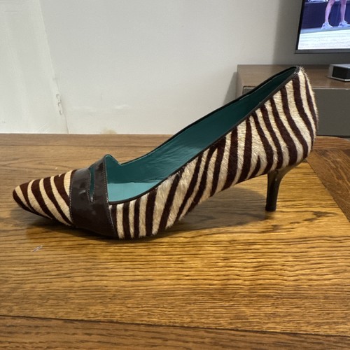 Boden zebra print high heels