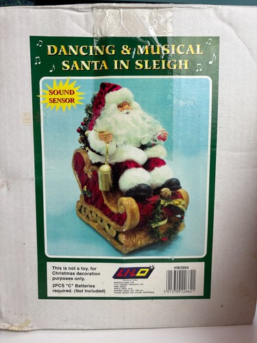 Musical santa sleigh - musical, in