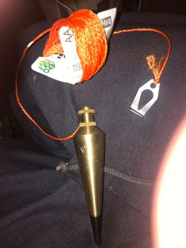 Plumb bob line - &,