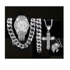 Men quartz iced - men's, watch