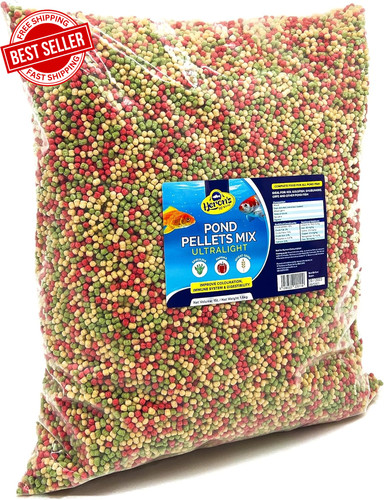 Pond fish food pellets - pond,