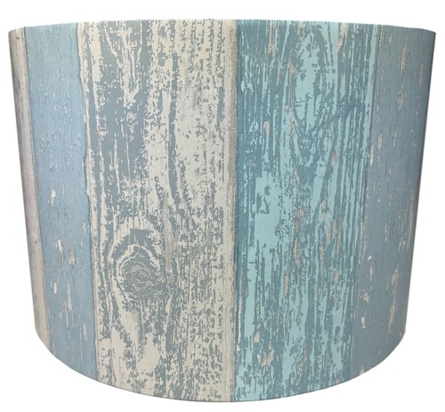 Rustic wood effect lampshade - effect,