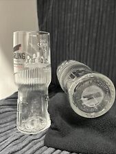 2x Carling One Pint 20oz Toughened & Nucleated Glass Latest Design 2020 NEW Pair