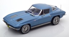 1963 CHEVROLET CORVETTE C2 STINGRAY LIGHT BLUE METAL NOREV 189050 1/18 metal