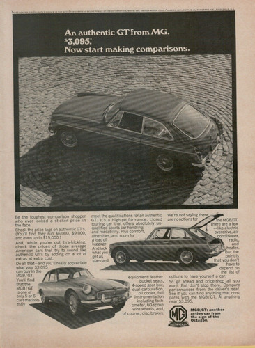 1967 mgb authentic - 1967, mg