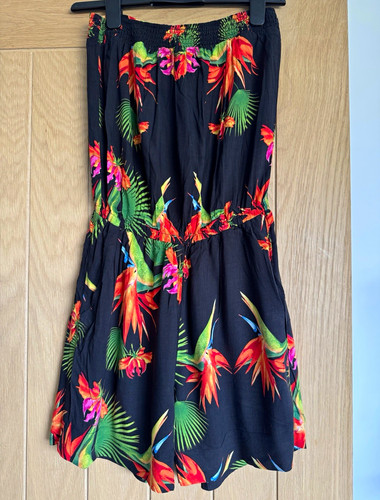 Next black tropical playsuit - next,