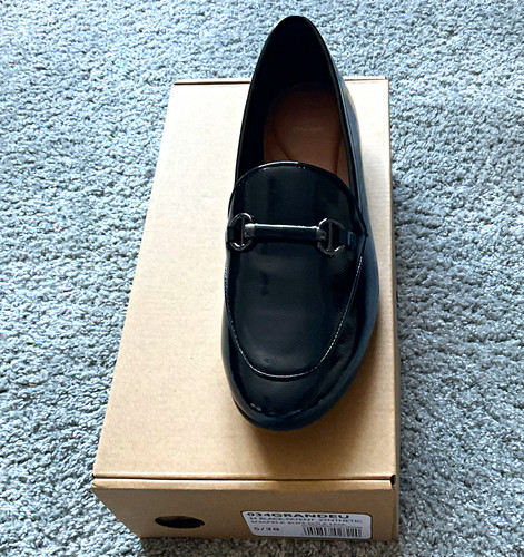 Dune black patent - black, leather