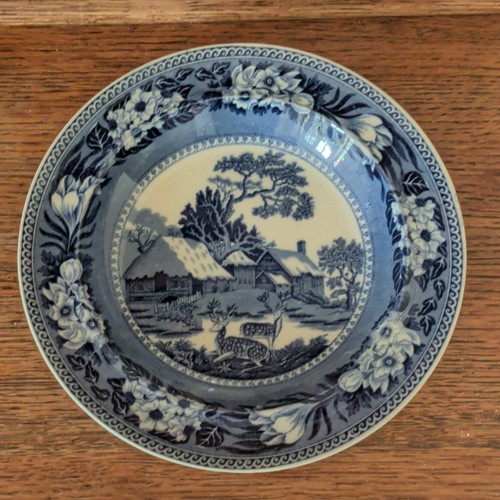 Wedgwood fallow deer - wedgwood, blue