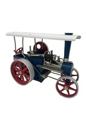 Unused Live Steam Wilesco D405 Blue Traction Engine Model