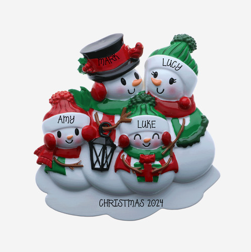 Personalised family christmas - family,