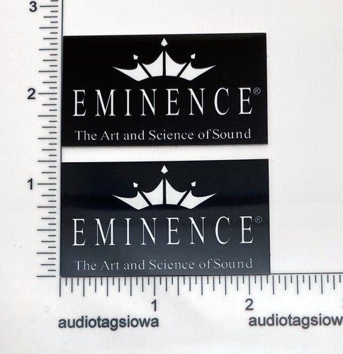 Eminence speaker grill badge - speaker,