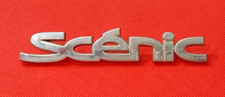 RENAULT SCENIC - VINTAGE CAR BADGE / EMBLEM - 147 X 27  MM