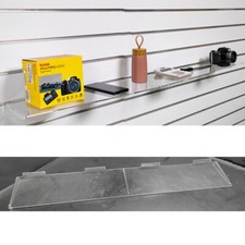 Acrylic Slatwall Shelves &