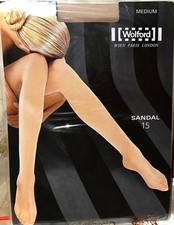 NEW WOLFORD Tights, M “COSMETIC” 15den TRANSPARENT MAT original package, Austria