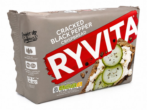 Ryvita cracked black - cracked, pepper