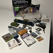 G1 TRANSFORMERS Combaticons Bruticus 1986 (great condition unapplied stickers) 