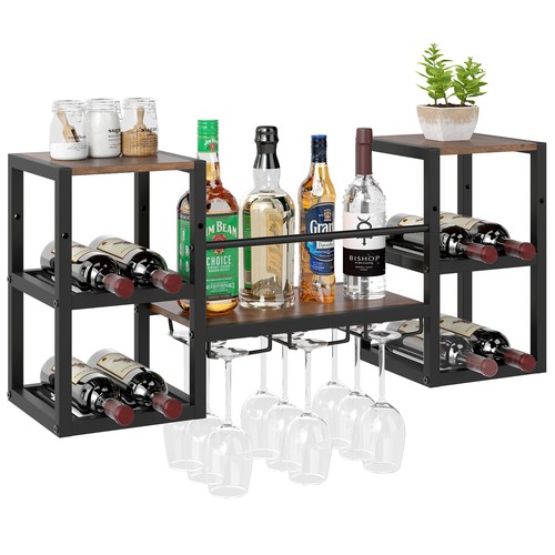 Costway wall mounted wine rack - wall,