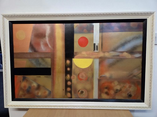 Large framed multicoloured - large,