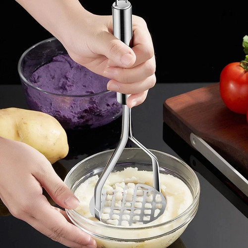 Potato masher stainless steel - stainless,