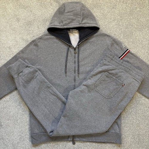 Moncler tracksuit grey - moncler,