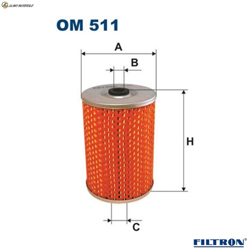 Oil filter 511 for - om,