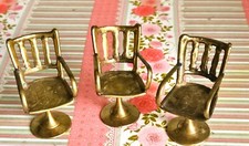 3 Vintage Doll House Brass