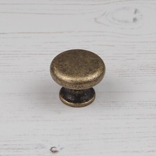 Antique Brass Cupboard Handle Gold Cup Pull & Knob Kitchen Door Drawer Cabinet