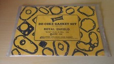 VINTAGE CLASSIC ORIGINAL ROYAL ENFIELD BULLET MODEL JS  DE-COKE SET (BRITAX)  
