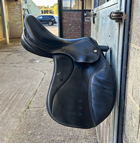 Black leather english - leather,
