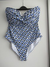 Matalan Black & Blue Patterned