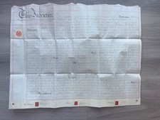 Norton In The Moors Staffordshire Vellum Indenture Land Deed 1881 Goodwin