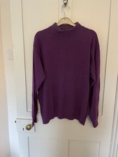 AFIBEL PURPLE KNITTED SWEATER