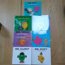 Set of 7 Mr Men Books 1970s