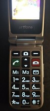 Artfone C10 Black Flip Cell Phone