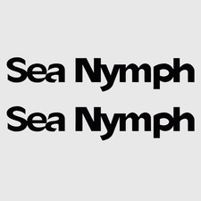 SEA NYMPH BOAT STICKER DECAL