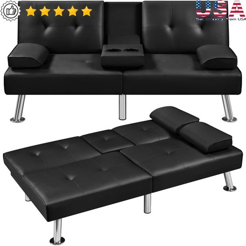 Convertible futon sofa - convertible, w/