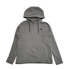 Nike Grey L/Sleeve Drawstring Sweatshirt Hoodie UK Men's Medium K78
