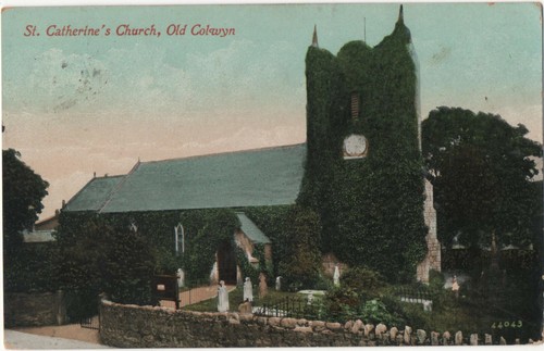 Vintage colour postcard - postcard, st