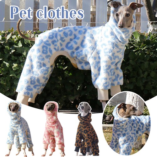 Leopard print high - neck, plush