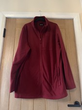 Peter Storm Unisex Deep Red Full Zip Fleece Size XL VGC 48 Inch Chest