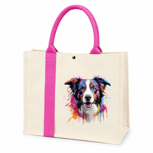 Colourful printed dog breed - colourful,