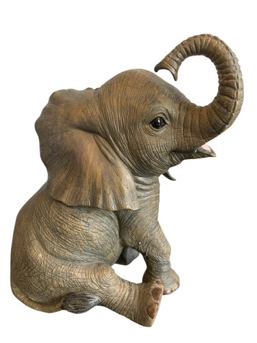 Baby african sitting elephant - african,